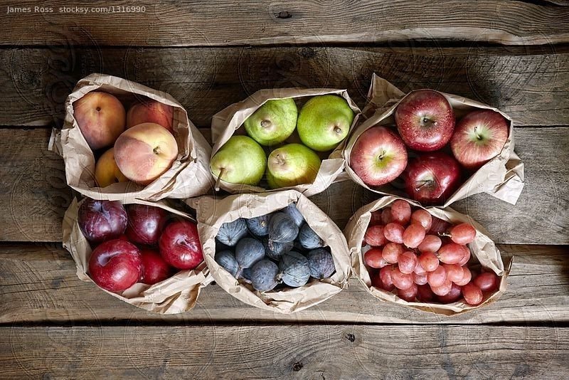 Variety of Fresh Fruits